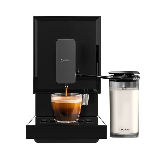 Cecotec Superautomatische Kaffeemaschine Power Matic-ccino Cremma, 1470 W, 19 Bar, integrierte Mühle, Thermoblock, Verdampfer, 150 g Kaffee und 1,2 Liter Wasser, Milchtank