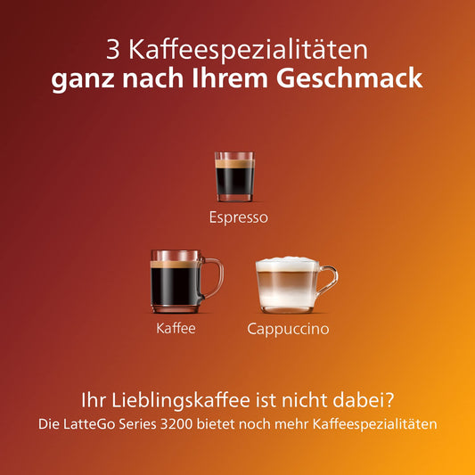 Philips Domestic Appliances 2200 Serie EP2231/40 Kaffeevollautomat, 3 Kaffeespezialitäten (LatteGo Milchsystem) 1500 Watt, 1.8 Liter, 37.1 x 24.6 x 43.4 cm, Klavierlack-schwarz